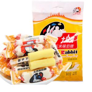 Corn-flavored White Rabbit Candy